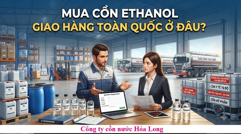 Cồn Ethanol Giao Hàng Toàn Quốc – Nguồn Cung Ổn Định Cho Doanh Nghiệp